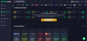 Mejores encuestas en freecash, encuestas mejor pagadas de freecash
