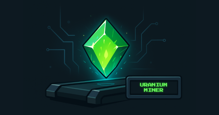 Uranium miner. Juego play to earn.